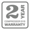 2 Year Compressor System Warranty
